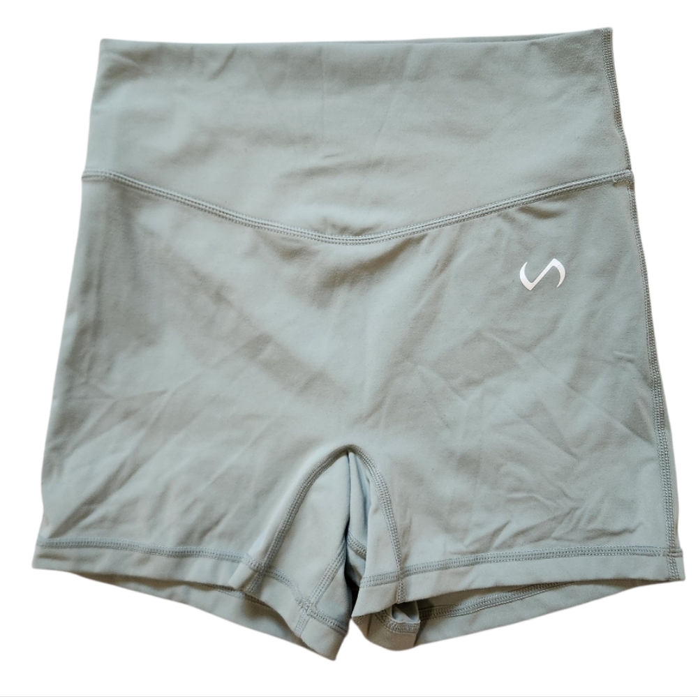 TLF Women's Athletic Shorts Green Medium